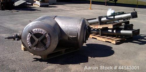 Used Patterson Kelly Twin Shell Blender, 20 Cubic Foot Capacity. Rated 65# per cubic foot density. With dry bar. Serial #246392