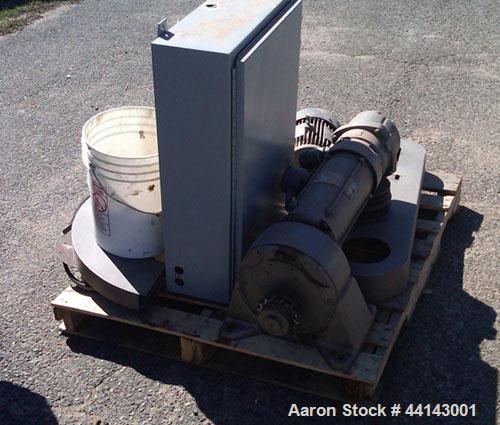 Used Patterson Kelly Twin Shell Blender, 20 Cubic Foot Capacity. Rated 65# per cubic foot density. With dry bar. Serial #246392