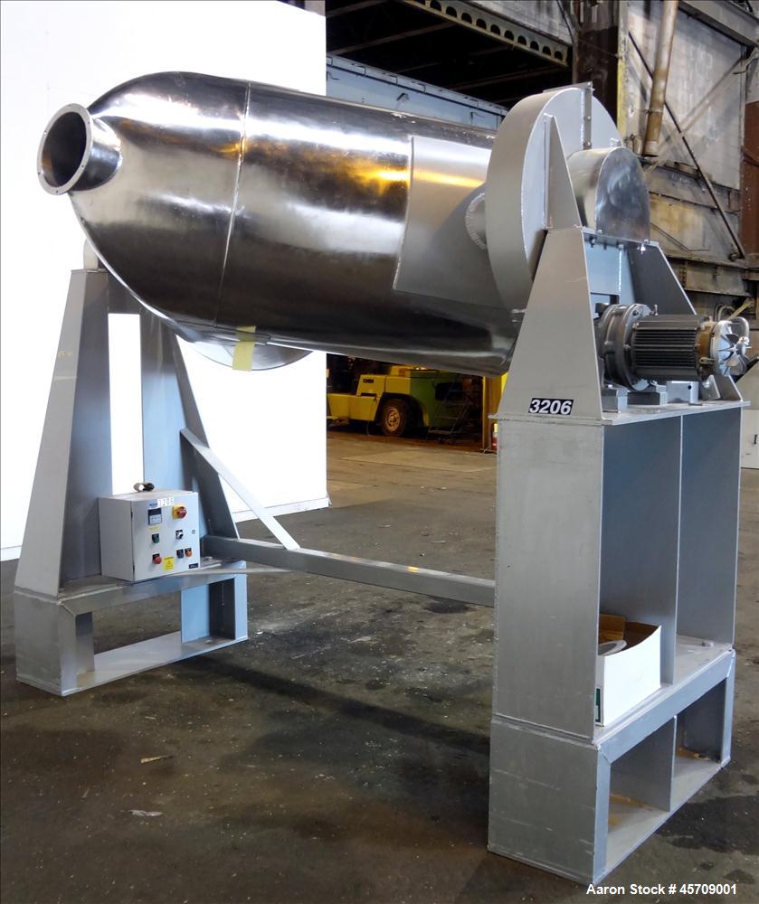 Used Patterson Kelley Twin Shell Dry Blender, 40 Cubic Feet Capacity