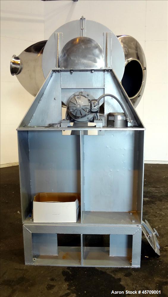 Used Patterson Kelley Twin Shell Dry Blender, 40 Cubic Feet Capacity