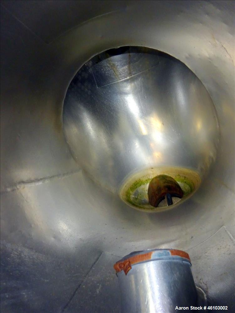 Used Twin Shell Blender, Approximate 20 Cubic Feet, 304 Stainless Steel.