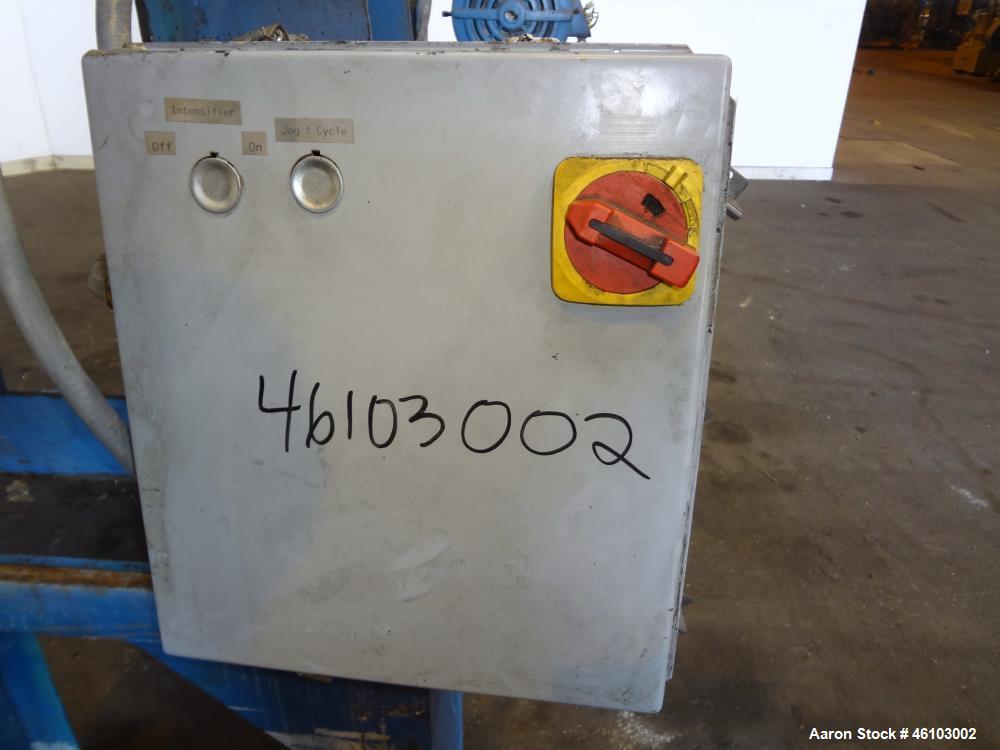 Used Twin Shell Blender, Approximate 20 Cubic Feet, 304 Stainless Steel.