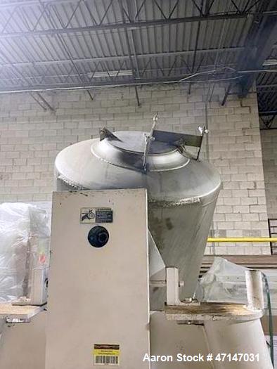Used Patterson-Kelley 60 Cubic Foot Stainless Steel V-Blender with Intensifier Bar