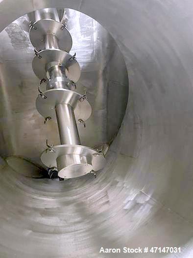 Used Patterson-Kelley 60 Cubic Foot Stainless Steel V-Blender with Intensifier Bar