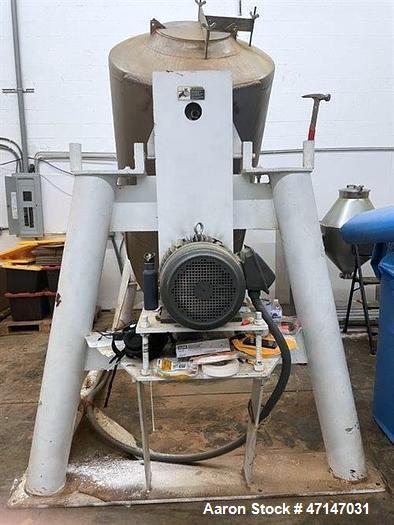 Used Patterson-Kelley 60 Cubic Foot Stainless Steel V-Blender with Intensifier Bar