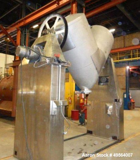 Used Patterson Kelley Twin Shell V-Blender. 75 Cubic Foot