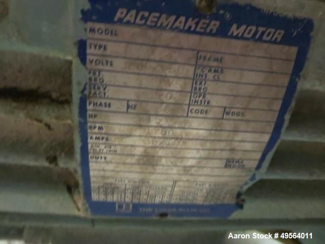 Used Patterson Kelley Twin Shell Dry V-Blender. 125 Cubic Foot