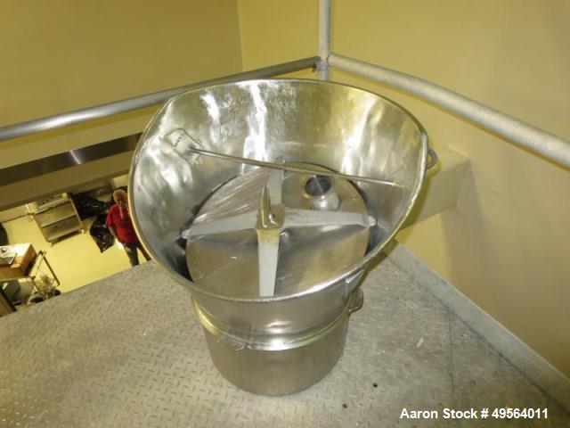 Used Patterson Kelley Twin Shell Dry V-Blender. 125 Cubic Foot