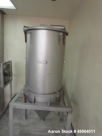 Used Patterson Kelley Twin Shell Dry V-Blender. 125 Cubic Foot