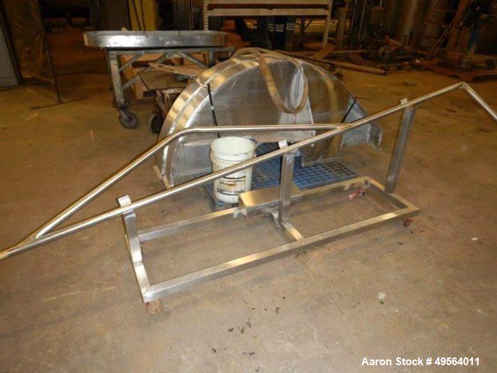 Used Patterson Kelley Twin Shell Dry V-Blender. 125 Cubic Foot