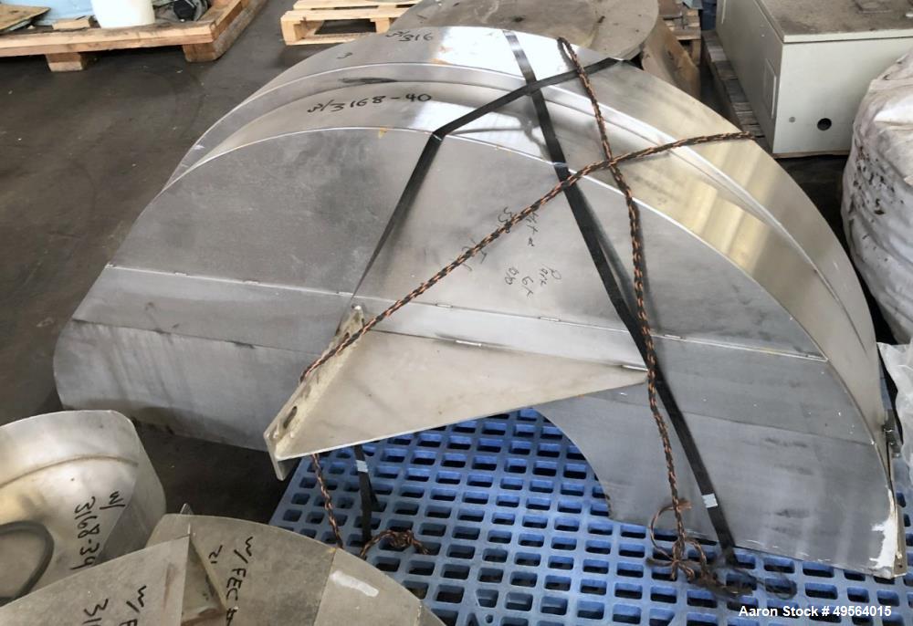 Used Patterson Kelley 150 Cubic Foot Twin Shell Dry Blender.