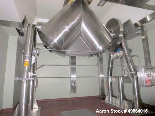 Used Patterson Kelley 150 Cubic Foot Twin Shell Dry Blender.