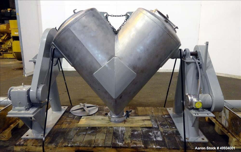 Used Patterson-Kelley Twin Shell Dry Blender, 20 Cubic Feet Capacity,
