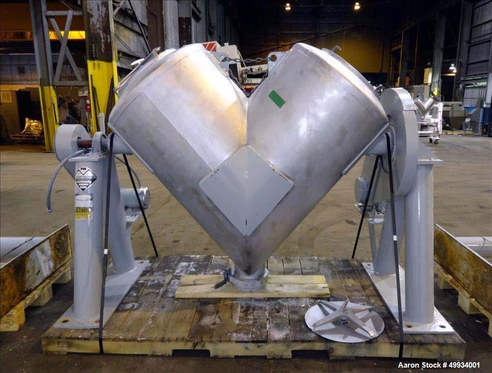 Used Patterson-Kelley Twin Shell Dry Blender, 20 Cubic Feet Capacity,