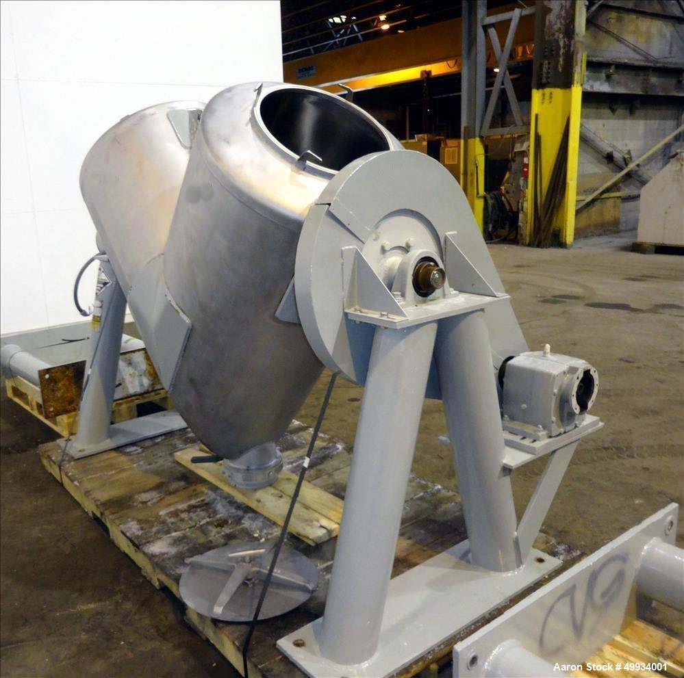 Used Patterson-Kelley Twin Shell Dry Blender, 20 Cubic Feet Capacity,