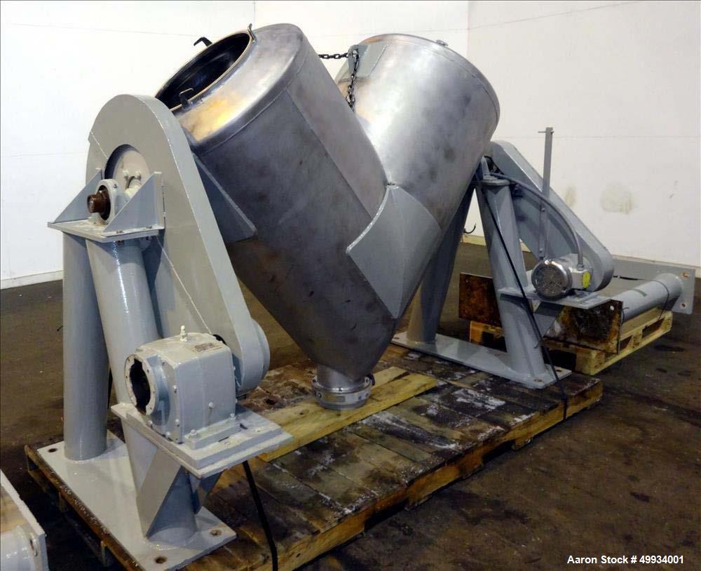 Used Patterson-Kelley Twin Shell Dry Blender, 20 Cubic Feet Capacity,