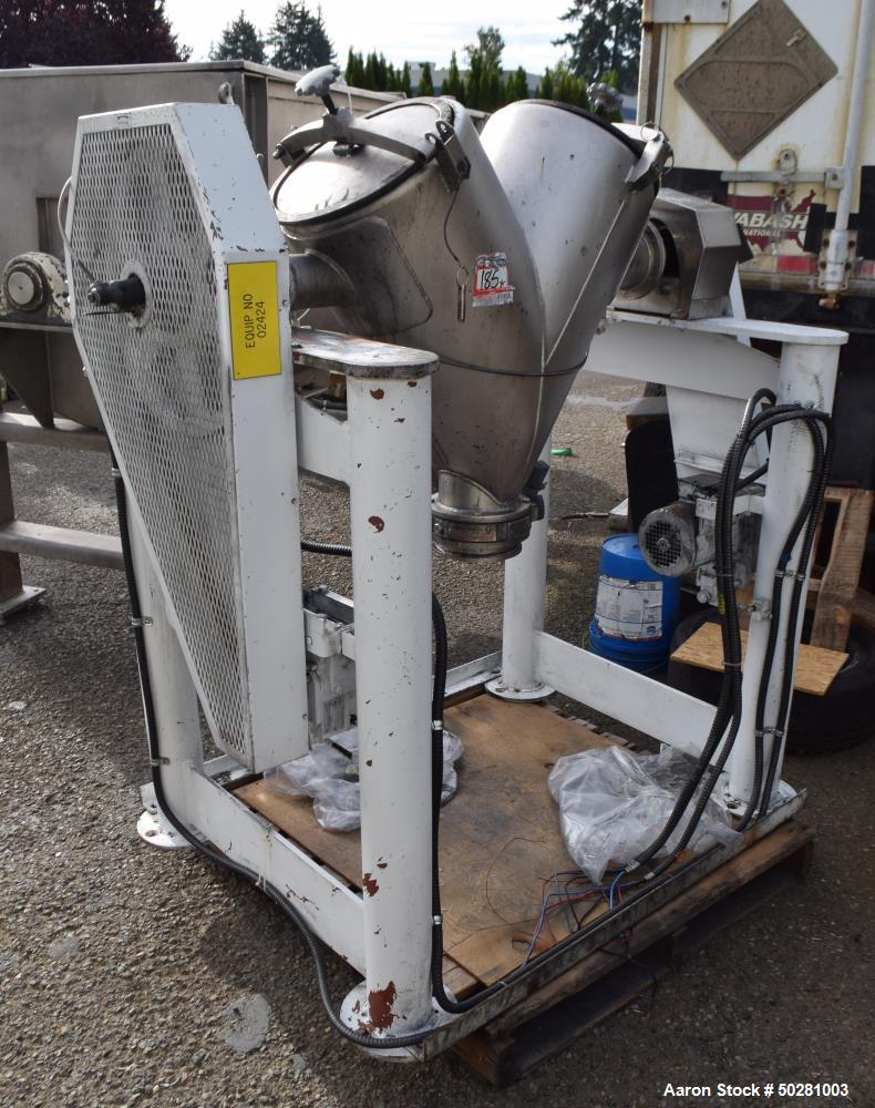 Used- Patterson-Kelley Twin Shell Dry Blender,