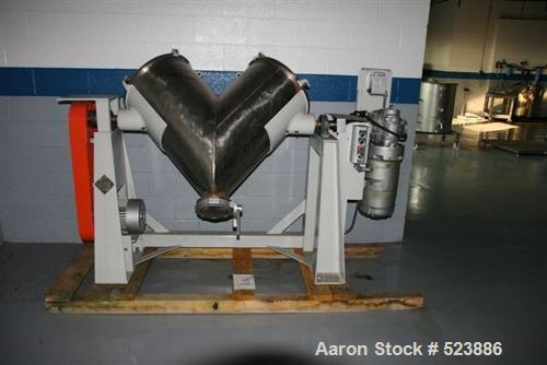 USED: Patterson Kelley blender, 5 cubic foot, stainless steel.Intensifier bar, 220/440V.