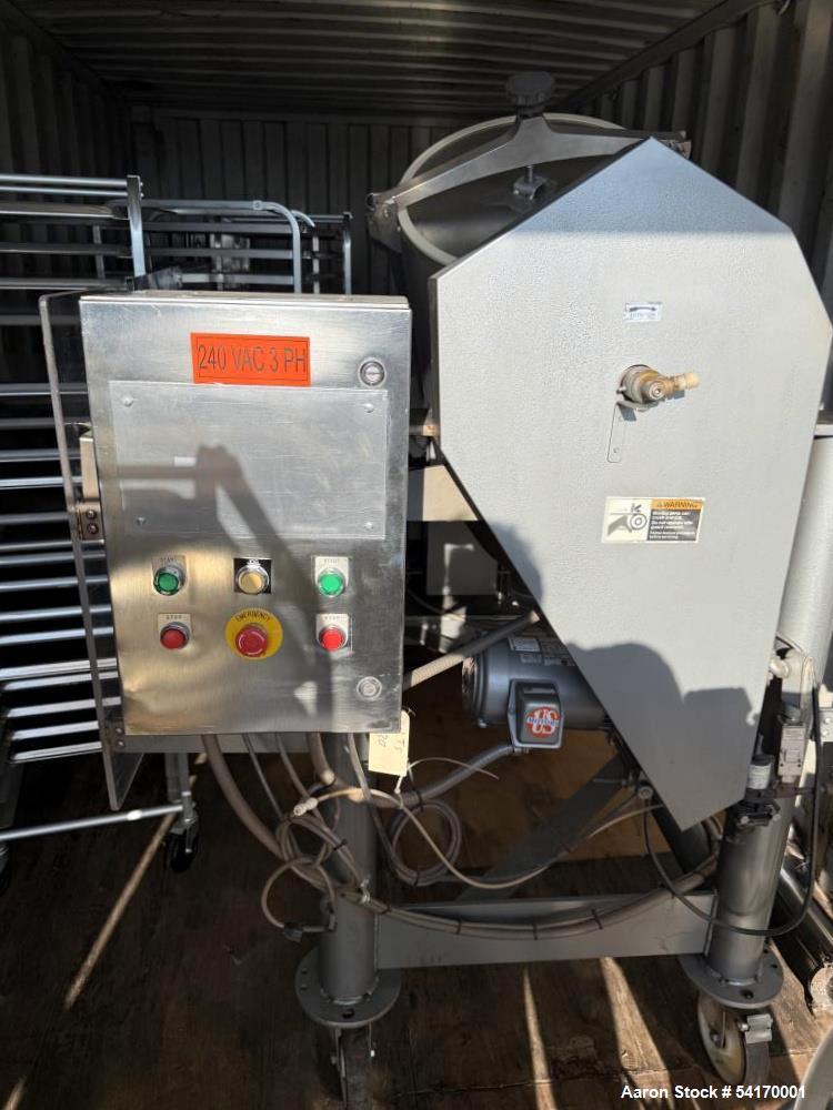 Used Patterson Kelley V-Blender – 5 Cu. Ft. 316 Stainless Steel
