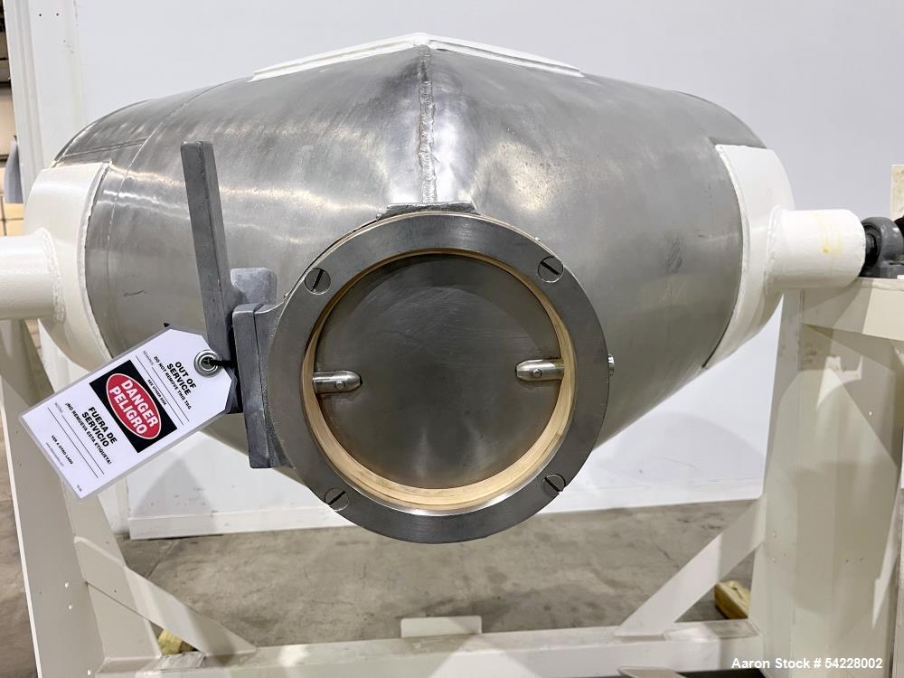 Used Patterson Kelley 20 Cu Ft Twin Shell V-Blender – Stainless Steel