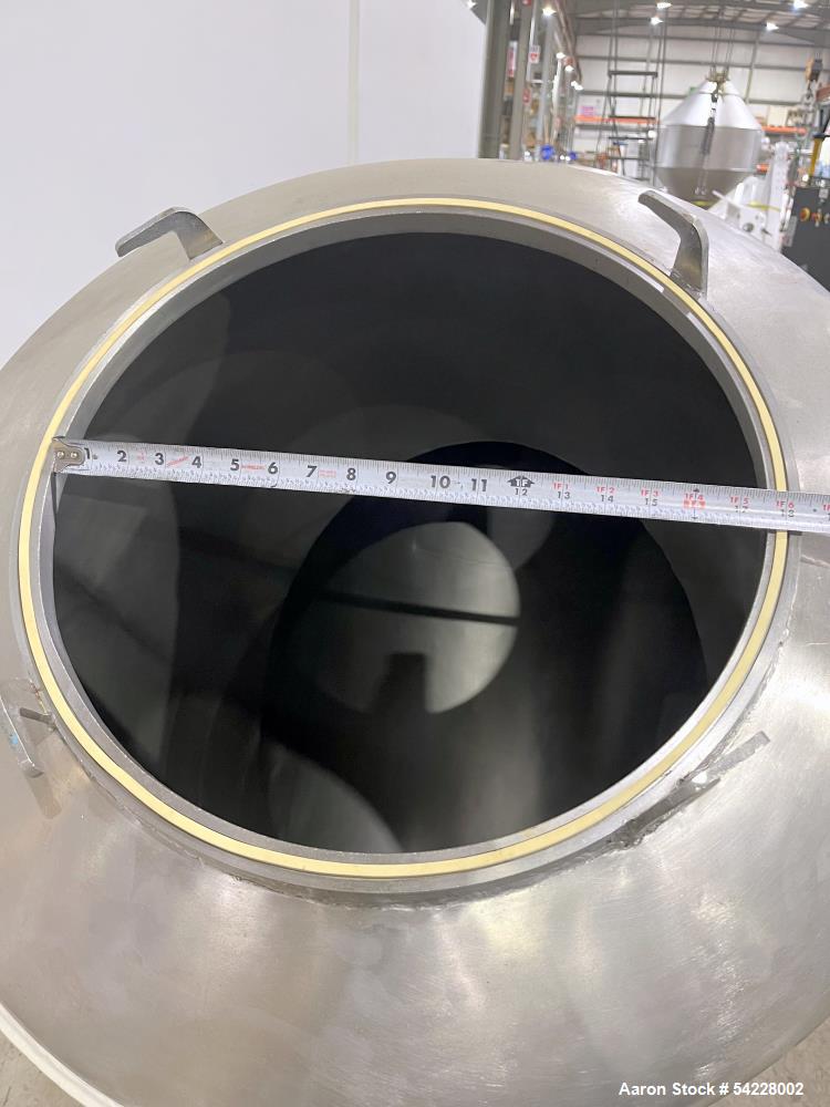 Used Patterson Kelley 20 Cu Ft Twin Shell V-Blender – Stainless Steel