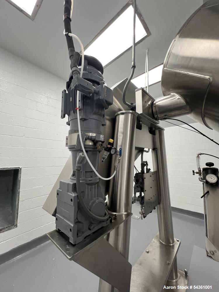 Used Twin Shell, V Blender, Patterson-Kelley 50 cu. ft. stainless steel Blender