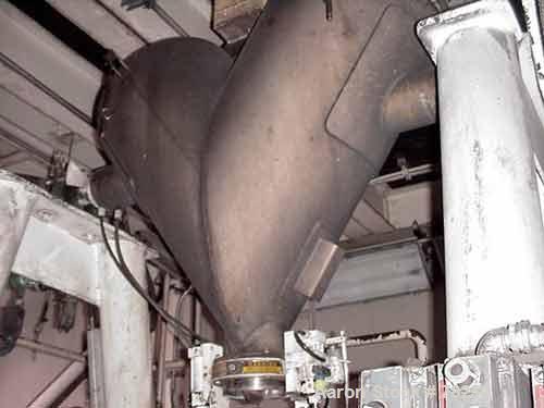 Used Stainless Steel Patterson-Kelley Cross Flow Blender, 8 Cubic Foot Capacity