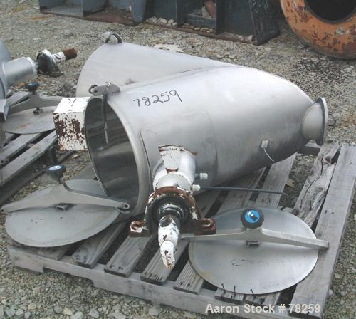 Used Stainless Steel Patterson-Kelley Cross Flow Blender, 8 Cubic Foot Capacity