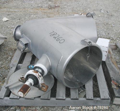 Used Stainless Steel Patterson-Kelley Cross Flow Blender, 8 Cubic Foot Capacity