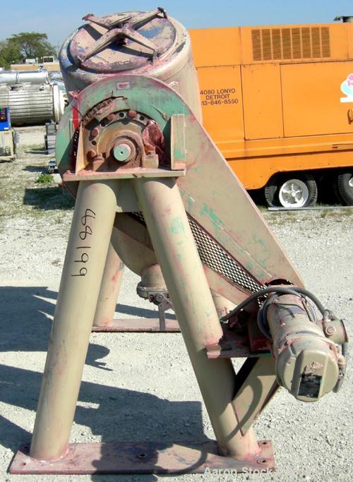 Used Stainless Steel Patterson Kelly Twin Shell Cross Flow Blender, 10 Cubic Fe