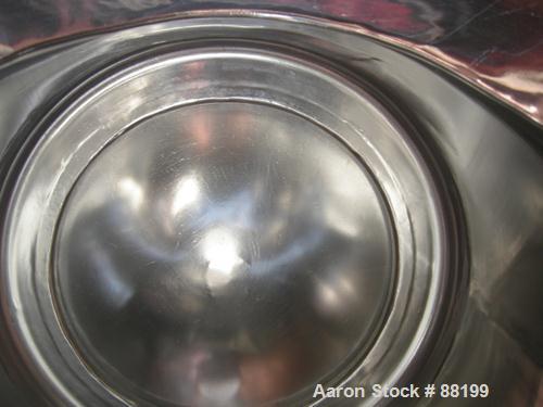 Used Stainless Steel Patterson Kelly Twin Shell Cross Flow Blender, 10 Cubic Fe