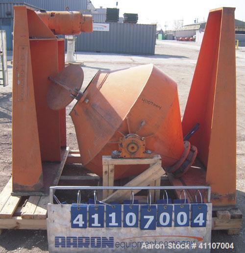 Used Carbon Steel Patterson Industries Double Cone Blender, approximately 19 cubic feet