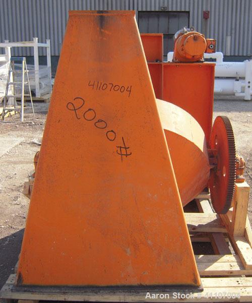 Used Carbon Steel Patterson Industries Double Cone Blender, approximately 19 cubic feet