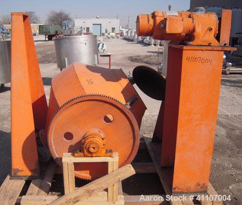 Used Carbon Steel Patterson Industries Double Cone Blender, approximately 19 cubic feet
