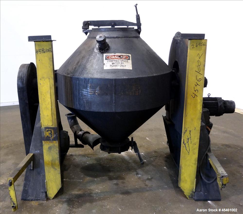 Used Carbon Steel Patterson Industries Double Cone Blender