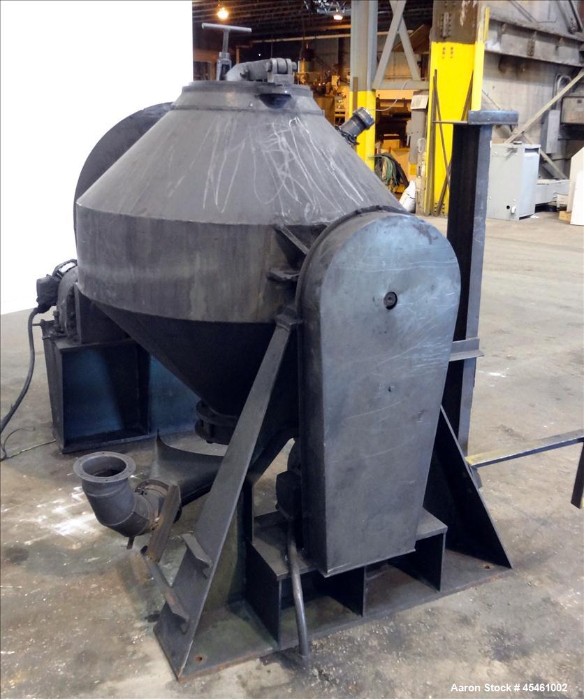Used Carbon Steel Patterson Industries Double Cone Blender