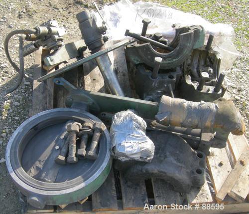 USED: Patterson Industries double cone Thoroblender, 164 cubic foot working capacity, 234 total, carbon steel. Approximate 96" diameter x 23" straight side x 56" and 59" cones. 16" diameter top port ...
