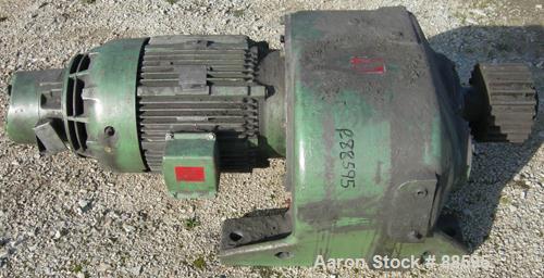 USED: Patterson Industries double cone Thoroblender, 164 cubic foot working capacity, 234 total, carbon steel. Approximate 96" diameter x 23" straight side x 56" and 59" cones. 16" diameter top port ...
