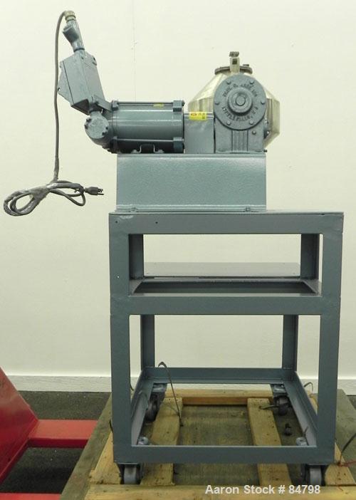 Used Stainless Steel Paul O Abbe Double Cone Blender, Model 12RCB, (0.3) Cubic 