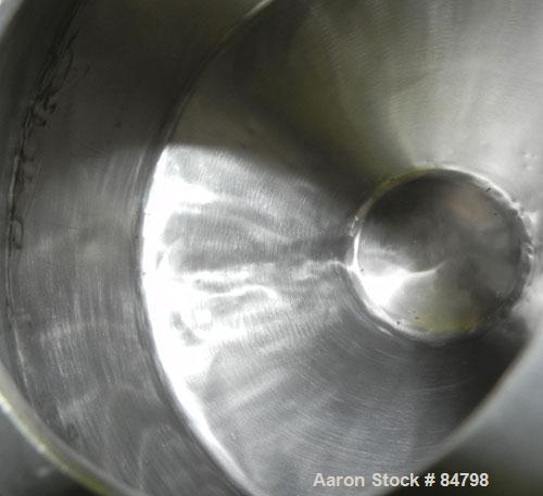 Used Stainless Steel Paul O Abbe Double Cone Blender, Model 12RCB, (0.3) Cubic 