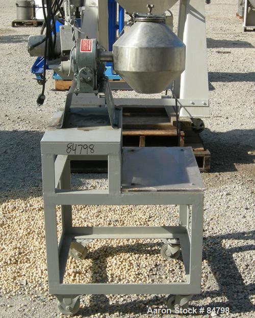 Used Stainless Steel Paul O Abbe Double Cone Blender, Model 12RCB, (0.3) Cubic 