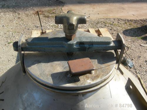 Used Stainless Steel Paul O Abbe Double Cone Blender, Model 12RCB, (0.3) Cubic 