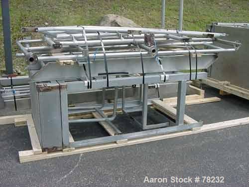 Used Paul O Abbe Double Cone Blender, Model 84RCB, 114 Cubic Feet Working Capacity, 304 Stainless Steel. 6'6" Diameter x 2'3" straight side x4' and 4'5" cones, 16" diameter top port with hinged cover...