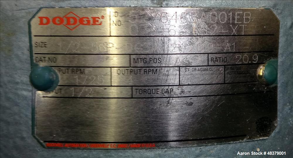 Used Paul O. Abbe Rota-Cone Blender, Model RCB-18, 304 Stainless Steel.