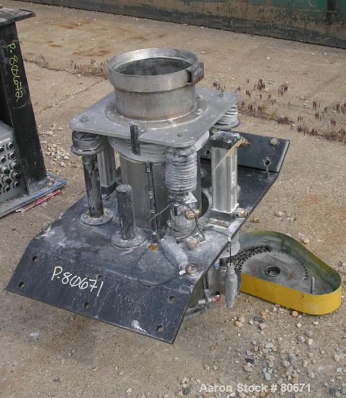 Used Stainless Steel Paul O Abbe Rota Cone Blender, Model RCB108H. 227 Cubic fe