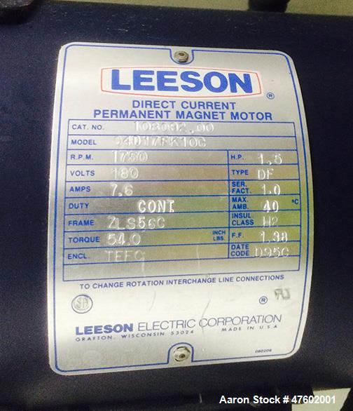 Used Sepor Rota-Cone Blender. Max operating capacity is 5.0 cubic feet (total volume 7.7 cubic feet). 30" diameter, 316 stainless steel cone blender. Polished interior, speed range 10-28 rpm, suggest...