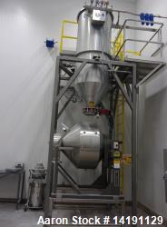 Used-Munson Model MX-15, 15 Cu Ft Stainless Steel Rotary Batch Mini Mixer