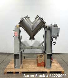 Used Patterson Kelley 3 Cu. Ft. Twin Shell Dry V-Blender – Stainless Steel