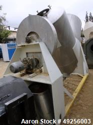 Used- Patterson-Kelley Twin Shell Blender, Approximate 50 Cubic Feet