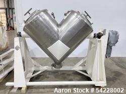 Used Patterson Kelley 20 Cu Ft Twin Shell V-Blender – Stainless Steel